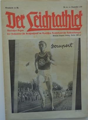 Seller image for Der Leichtathlet - Amtliches Organ des Fachamtes fr Leichtathletik im Deutschen Reichsbund fr Leibesbungen. Nr. 36, 10. September 1935. for sale by Antiquariat Ursula Hartmann