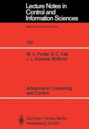 Immagine del venditore per Advances in Computing and Control (Lecture Notes in Control and Information Sciences) [Soft Cover ] venduto da booksXpress