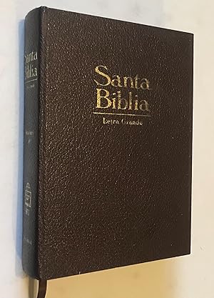 Seller image for Santa Biblia Letra Grande antiguo y Nuevo testamentos for sale by Once Upon A Time