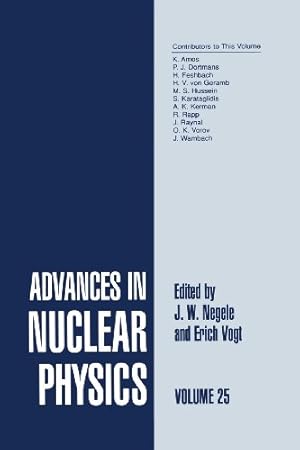 Imagen del vendedor de Advances in Nuclear Physics: Volume 25 [Paperback ] a la venta por booksXpress