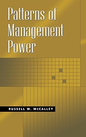 Bild des Verkufers fr Patterns of Management Power [Hardcover ] zum Verkauf von booksXpress