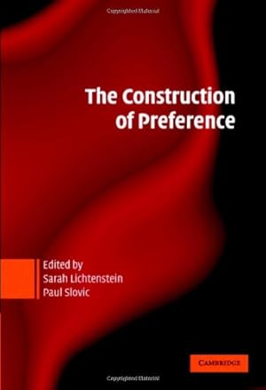 Seller image for The Construction of Preference [Hardcover ] for sale by booksXpress