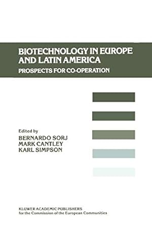 Seller image for Biotechnology in Europe and Latin America: Prospects for Co-operation [Paperback ] for sale by booksXpress