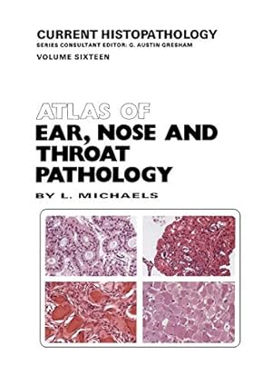 Seller image for Atlas of Ear, Nose and Throat Pathology (Current Histopathology) [Soft Cover ] for sale by booksXpress