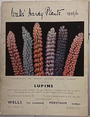 Seller image for Wells' Hardy Plants Catalogue 1938/9 for sale by The Book House  (PBFA)