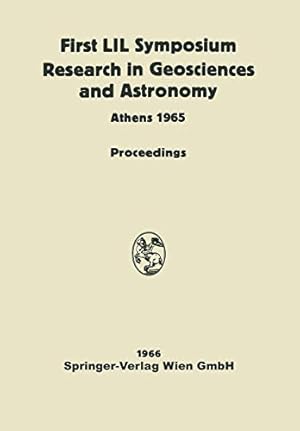 Seller image for Proceedings of the First Lunar International Laboratory (LIL) Symposium Research in Geosciences and Astronomy: Organized by the International Academy . of UNESCO (English and French Edition) [Soft Cover ] for sale by booksXpress