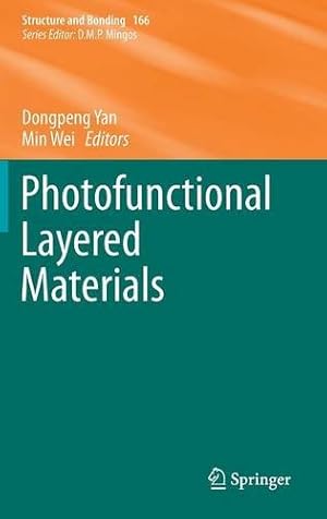 Imagen del vendedor de Photofunctional Layered Materials (Structure and Bonding) [Hardcover ] a la venta por booksXpress