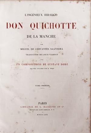 Image du vendeur pour L' INGENIEUX DON QUICHOTTE DE LA MANCHE. mis en vente par Livraria Castro e Silva