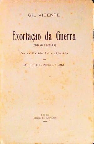 Seller image for EXORTAO DA GUERRA. for sale by Livraria Castro e Silva