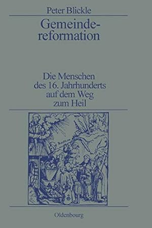 Bild des Verkufers fr Gemeindereformation (German Edition) by Blickle, Peter [Paperback ] zum Verkauf von booksXpress