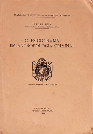 O PSICOGRAMA EM ANTROPOLOGIA CRIMINAL.