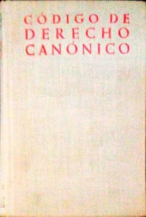 CÓDIGO DE DERECHO CANÓNICO Y LEGISLACIÓN COMPLEMENTARIA.