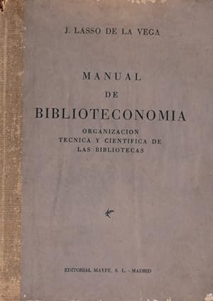 MANUAL DE BIBLIOTECONOMIA.