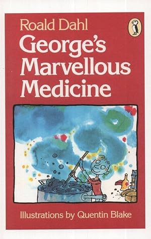 Image du vendeur pour Roald Dahl Georges Marvellous Medicine 1982 Book Postcard mis en vente par Postcard Finder