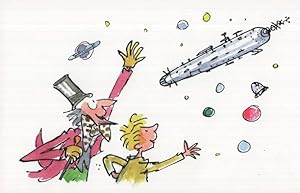 Imagen del vendedor de Roald Dahl Charlie & The Chocolate Factory Space Rocket Postcard a la venta por Postcard Finder