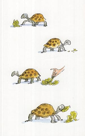Image du vendeur pour Roald Dahl Esio Trot Book Tortoise Illustration Postcard mis en vente par Postcard Finder