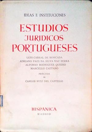 Seller image for ESTUDIOS JURIDICOS PORTUGUESES. for sale by Livraria Castro e Silva