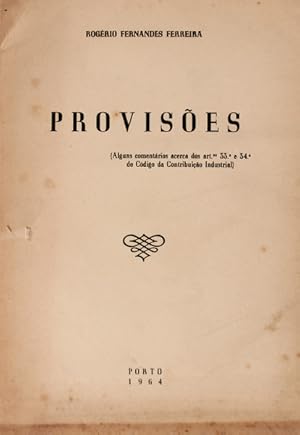 PROVISÕES.