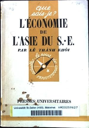 Imagen del vendedor de L' Economie de L' Asie du S.-E. a la venta por books4less (Versandantiquariat Petra Gros GmbH & Co. KG)