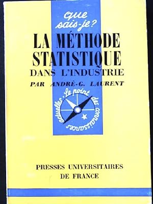 Immagine del venditore per La Methode Statistique dans L' Industrie. venduto da books4less (Versandantiquariat Petra Gros GmbH & Co. KG)