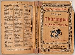 Führer durch Thüringen und das Kyffhäuser-Gebirge. Woerls Reisehandbücher.