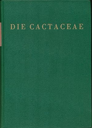 Bild des Verkufers fr Die Cactaceae - Band V: Cereoideae (Boreocactinae);"Handbuch der Kakteenkunde; 737 Abbildungen, 44 Tafeln" zum Verkauf von Antiquariat Kastanienhof