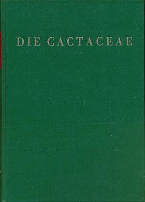 Bild des Verkufers fr Die Cactaceae - Band III: Cereoideae (Austrocactinae);"Handbuch der Kakteenkunde; 539 Abbildungen, 53 Tafeln" zum Verkauf von Antiquariat Kastanienhof
