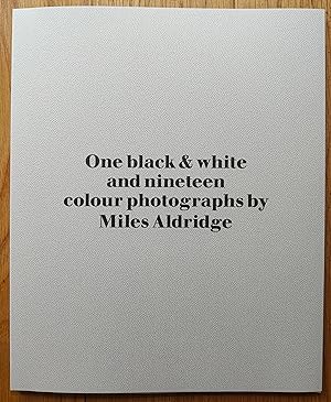 Seller image for One black & white and nineteen colour photographs for sale by Setanta Books