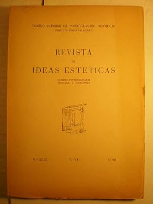 Revista de Ideas Estéticas Nº 22-23 ( T. VI) 1948 - Número extraordinario dedicado a Cervantes