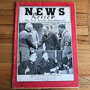 Immagine del venditore per News Review The First British Newsmagazine Vol VI, No 12 September 22, 1938 venduto da James M Pickard, ABA, ILAB, PBFA.