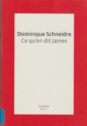 Immagine del venditore per Ce qu'en dit James (French Edition) venduto da Livres Norrois