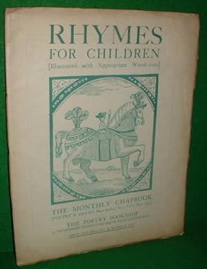 RHYMES FOR CHILDREN [ILLUSTRATED WITH APPROPRIATE WOOD-CUTS]