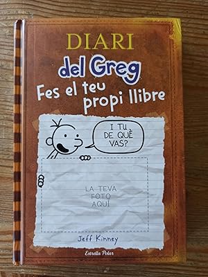 Imagen del vendedor de DIARIO DE GREG :Fes el teu propi llibre a la venta por LA TIENDA DE PACO
