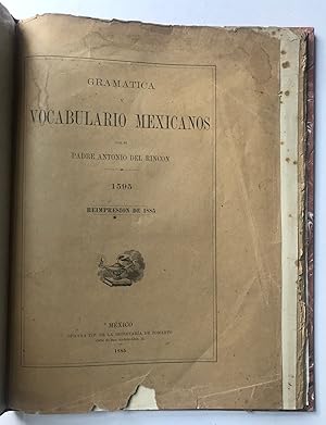 Gramática Y Vocabulario Mexicanos