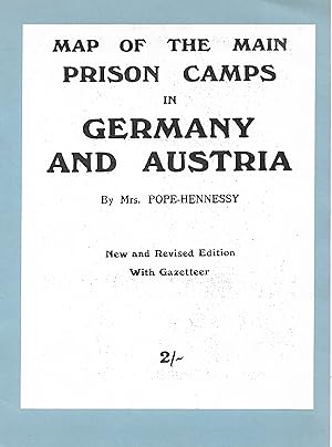 Seller image for Map of the Main Prison Camps in Germany and Austria: New and Revised Edition with Gazetteer for sale by Cher Bibler