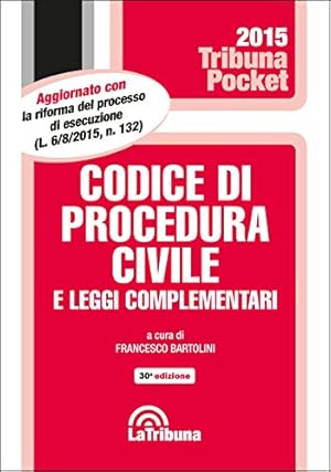 Immagine del venditore per Codice di procedura civile e leggi complementari venduto da MULTI BOOK