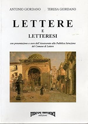 Seller image for Lettere e letteresi for sale by MULTI BOOK