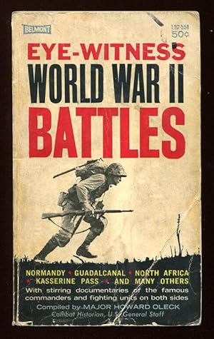 Imagen del vendedor de EYE WITNESS WORLD WAR II BATTLES a la venta por A Book for all Reasons, PBFA & ibooknet