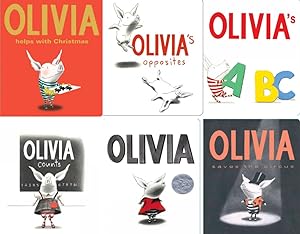 Seller image for Olivia BOARD BOOK Set 1-6 HC for sale by Lakeside Books