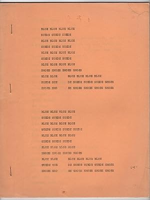 Bild des Verkufers fr Blue Suede Shoes 3 (Volume 1, Number 3; ca. 1970) zum Verkauf von Philip Smith, Bookseller