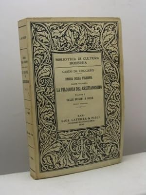 Bild des Verkufers fr La filosofia del Cristianesimo, volume I, II e III - Dalle origini a Nicea, Dalla Patristica alla scolastica, La maturit della Scolastica - Storia della filosofia, parte seconda zum Verkauf von MULTI BOOK