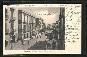 Cartolina Foggia, Corso Vittorio Emanuele