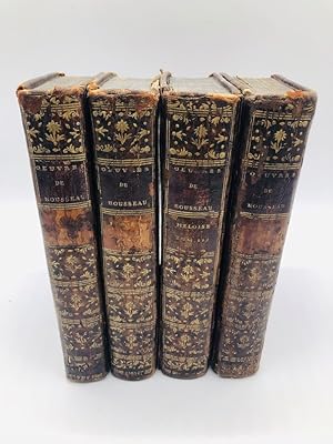 Image du vendeur pour La nouvelle Hlose, ou lettres de deux amans, habitans d'une petite ville au pied des Alpes (4 volumes, complet) mis en vente par Librairie Poids Plume