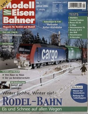 Immagine del venditore per MODELLEISENBAHNER. Magazin fr Vorbild und Modell Heft 1/2006 (55. Jahrgang). venduto da Versandantiquariat  Rainer Wlfel