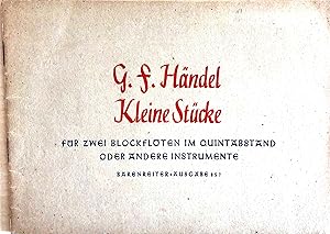 Kleine Stücke - Für 2 Blockflöten im Quintabstand oder andere Instrumente - (= Ausgabe 857)