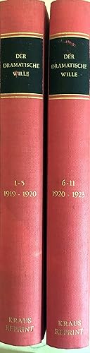 Der dramatische Wille. Nr. 1-5 und 6-11 (1920-23) - Potsdam, Kiepenheuer, (1919-1923)- 2 Bände - ...