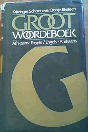 Groot Woordeboek Afrikaans-/Major Dictionary /English-Afrikaans /Afrikaans-English