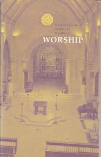 Image du vendeur pour Worship: A Review Devoted to the Liturgical Apostolate Vol.82 No. 6 November 2008: Towards a Theology of Gathering and Sending mis en vente par Never Too Many Books