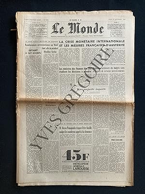 LE MONDE-N°7420-JEUDI 21 NOVEMBRE 1968-PIGNON