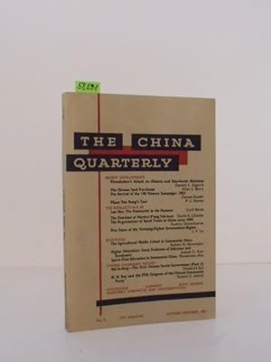 The China Quarterly. No. 8, October-December, 1961. Inhalt: Khrushchev`s Attack on Albania and Si...